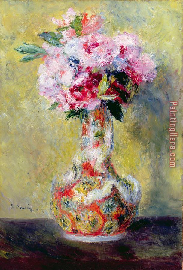 Pierre Auguste Renoir Bouquet in a Vase